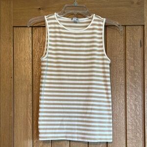 Striped Sleeveless Top JCrew Like new!